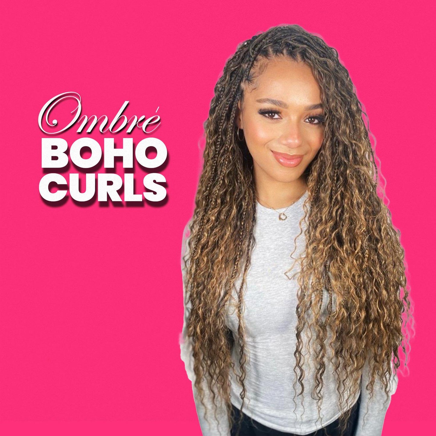 SIGNATURE OMBRE CURLY BOHO HAIR