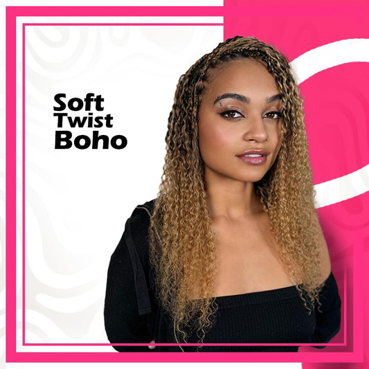 HUMAN SOFT TWIST BOHO HAIR