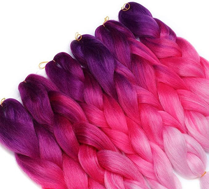 OMBRE BRAIDING HAIR- MULTICOLOUR